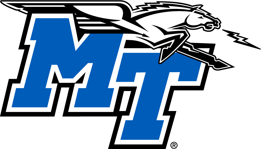 Middle Tennessee Blue Raiders 2019-Pres Primary Logo diy iron on heat transfer